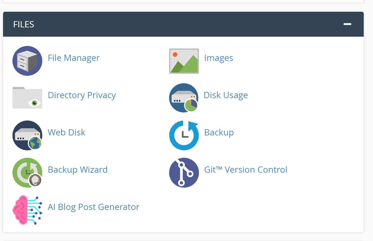 show file-manager