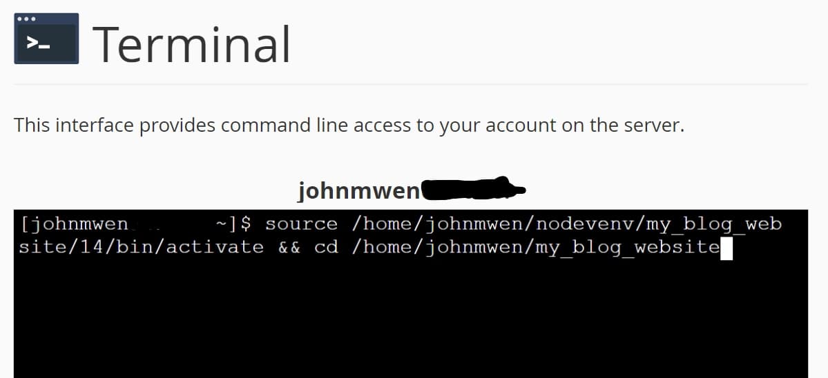 terminal